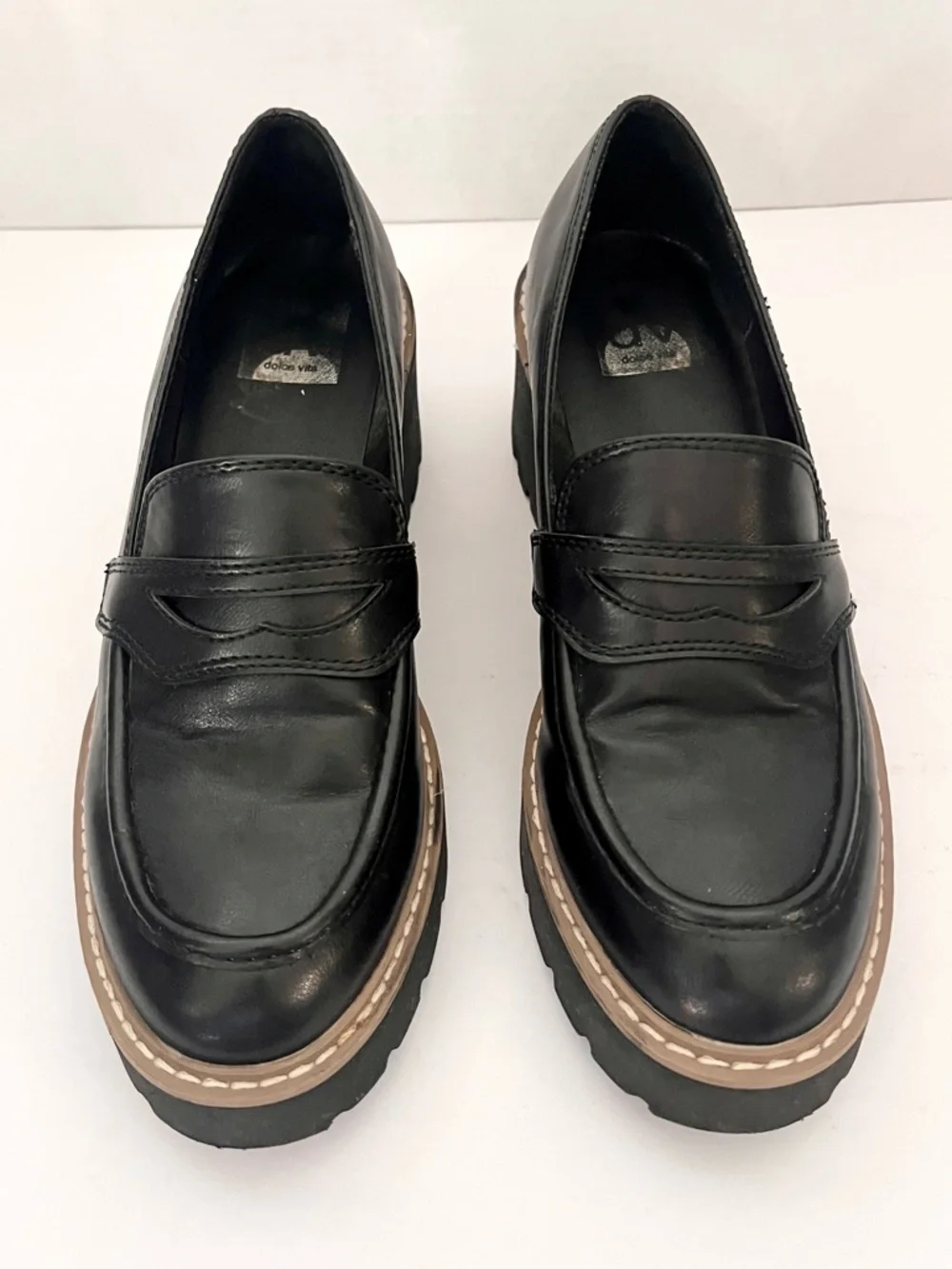 Dolce Vita Tammy Lug Platform Penny Loafers - Picture 2 of 12